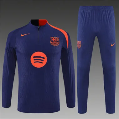 Barcelona Dark Blue 2025/26 training shirt half zip