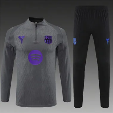 Barcelona Gray 2025/26 training shirt half zip