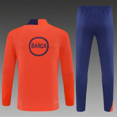 Barcelona Orange 2025/26 training shirt half zip
