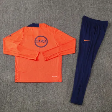 Barcelona Orange 2025/26 training shirt half zip