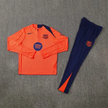 Barcelona Orange 2025/26 training shirt half zip