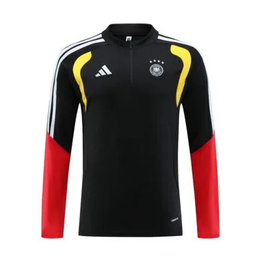 Germany 2025/26 Black Half zipper training clothes Kid Size