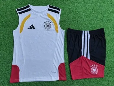 Germany 2025/26 White Vest Suit Size S-4XL