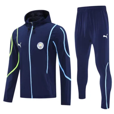 Manchester City 2025/26 Dark Blue Windbreaker suit (S-2XL)