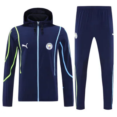 Manchester City 2025/26 Dark Blue Windbreaker suit (S-2XL)