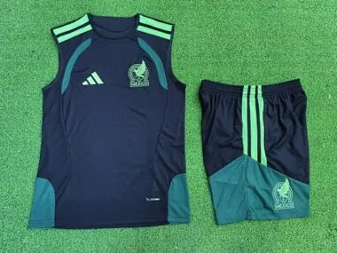México 2025/26 Fato com colete azul-escuro, tamanhos S-4XL