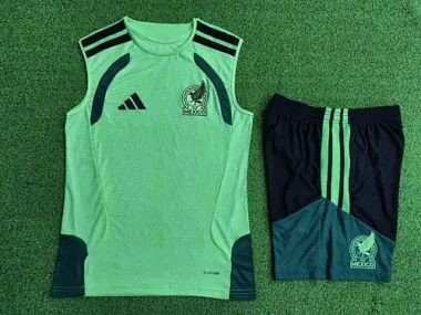México 2025/26 Fato com colete verde, tamanhos S-4XL