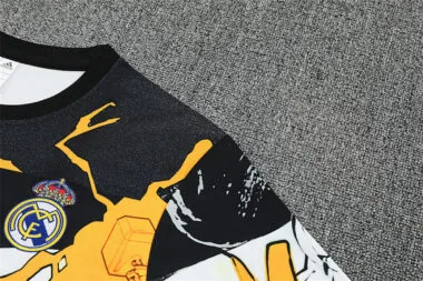 Real Madrid 2025/26 Avengers Black White and Yellow Training suit
