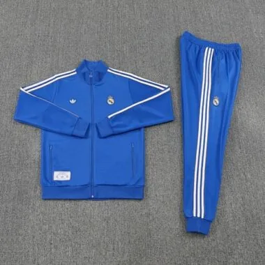 Real Madrid 2025/26 Blue long sleeve Jacket suit S-XXL