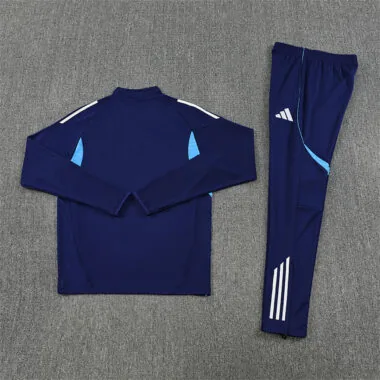 Real Madrid 2025/26 Dark Blue Half zipper Training Suit (S-2XL)