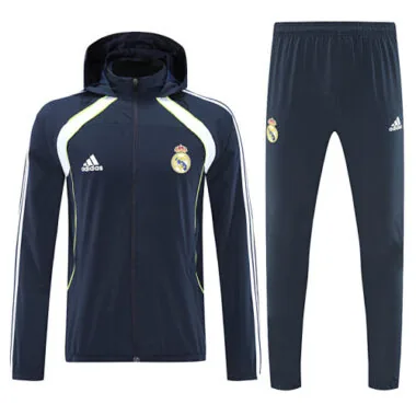 Real Madrid 2025/26 Dark Blue Windbreaker suit S-2XL