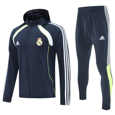 Real Madrid 2025/26 Dark Blue Windbreaker suit (S-2XL)