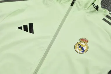 Real Madrid 2025/26 Light Yellow Windbreaker suit (S-2XL)