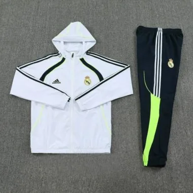 Real Madrid 2025/26 White Windbreaker suit (S-2XL)