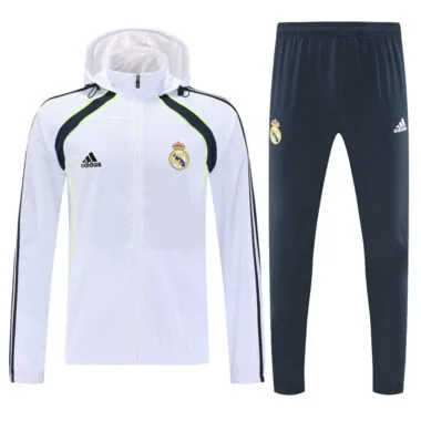 Real Madrid 2025/26 White Windbreaker suit (S-2XL)