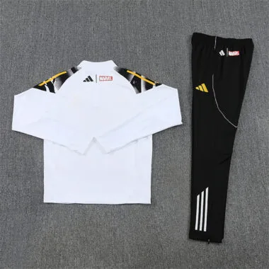 Real Madrid 2025/26 White training shirt half zip
