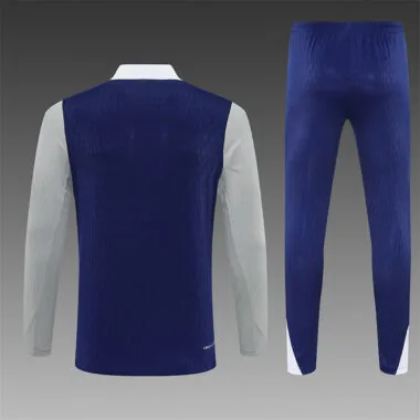 Maglia da allenamento Tottenham Blue 2025/26 con mezza zip