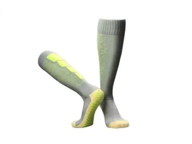 CJM611 Calcetines antideslizantes de nylon con banda de toalla y caña alta