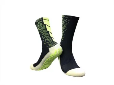 CJM612 中筒锦纶毛巾底防滑袜