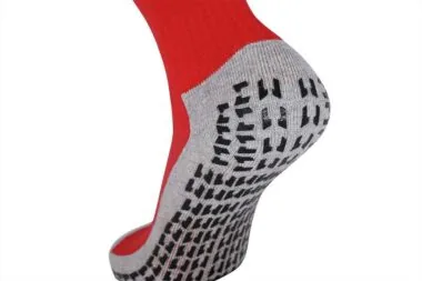 CJM615 Calcetines largos para adultos con base de toalla de algodón y nylon con partículas antideslizantes