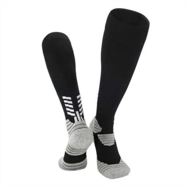MJM659: Nuevo modelo de calcetines de fútbol para jóvenes y niños pequeños, de nylon y algodón 100 %, con acabado afelpado y base de toalla