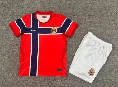 Norway 2026 World Cup Home Kid kit (Size 16-28)