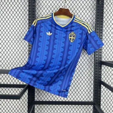 Camisa de futebol da Suécia 2026 (fora de casa), tamanhos S-4XL