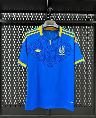 Ukraine 2026 World Cup Away soccer jersey size S-4XL