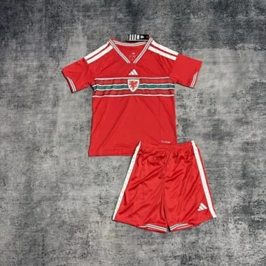 Wales 2026 World Cup Home kid kit size 16-28