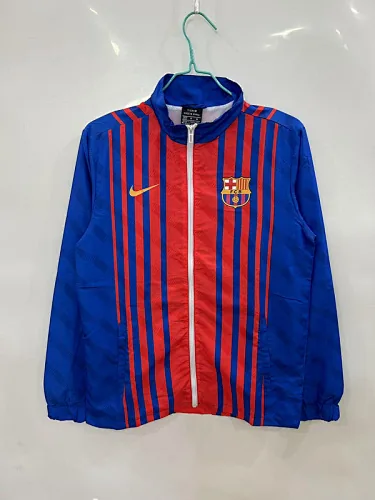 17-18 Barcelona retro windbreaker