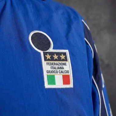 1998 Vintage Style Italy Blue Jacket Windbreaker (S-XXL)