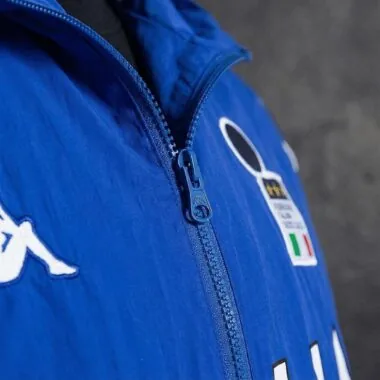 1998 Vintage Style Italy Blue Jacket Windbreaker (S-XXL)