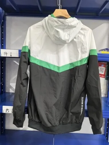 2025-26 Real Betis White and Black windbreaker