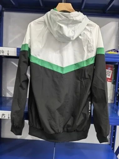 2025-26 Real Betis White and Black windbreaker