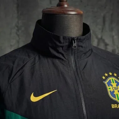 2026 Brazil Black Windbreaker (S-3XL)