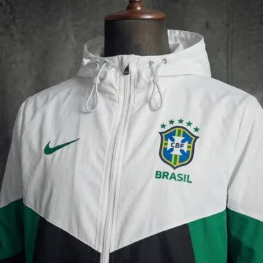 2026 Brazil Black and White Windbreaker (S-3XL)