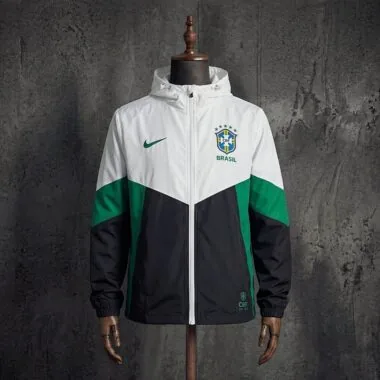 2026 Brazil Black and White Windbreaker (S-3XL)