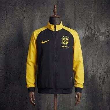 2026 Brazil Black and Yellow Windbreaker (S-3XL)