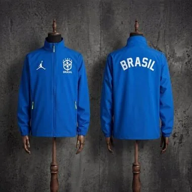 2026 Brazil Blue Windbreaker S-3XL