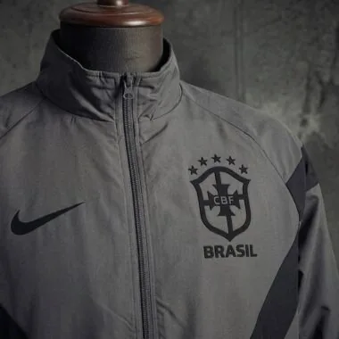 2026 Brazil Deep Gray Windbreaker (S-3XL)