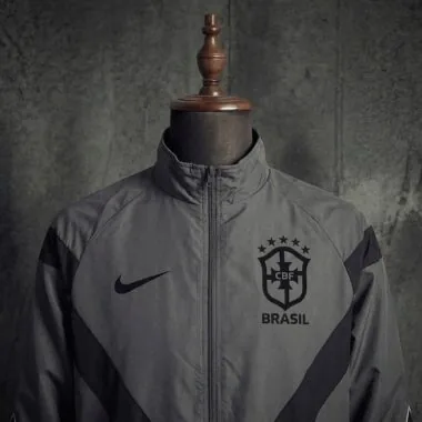 2026 Brazil Deep Gray Windbreaker (S-3XL)