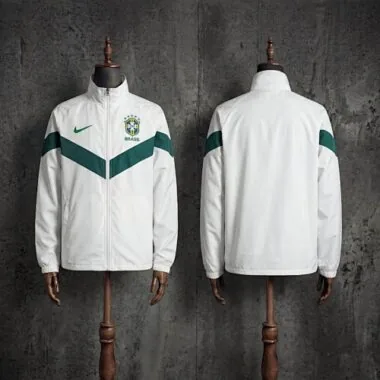 2026 Brazil White Windbreaker S-3XL