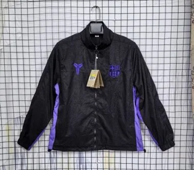 25-26 Barcelona Black Windbreaker