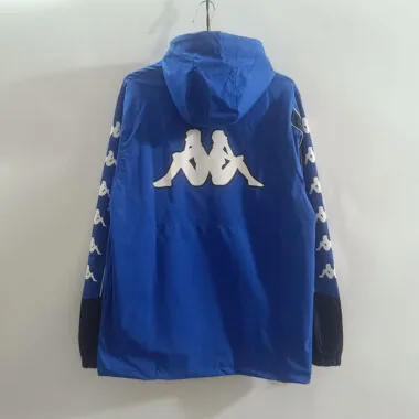 Cortavientos clásico retro azul de Italia, tallas 25-26