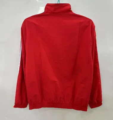25-26 Real Madrid white and red reversible windbreaker
