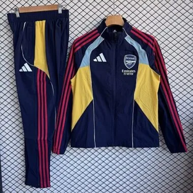Arsenal 2025/26 Colorful Windbreaker Suit Size S-2XL