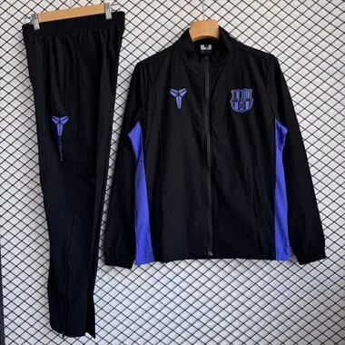 Barcelona 2025/26 Black And Purple Windbreaker Suit Size S-2XL