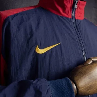 Barcelona 2025/26 Dark Blue And Red windbreaker
