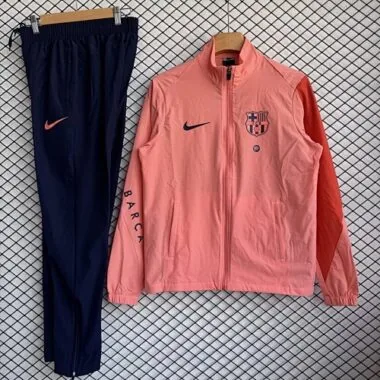 Barcelona 2025/26 Pink Windbreaker Suit Size S-2XL
