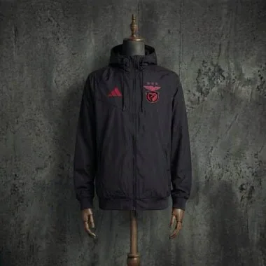 Benfica 2026/27 Black Windbreaker